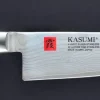 KASUMI Couteau chef 20 cm acier bois compressé unie Damas Discount