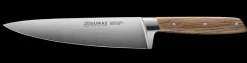 32 DUMAS Couteau chef 20 cm inox bois unie Signature Chene Vert Sale