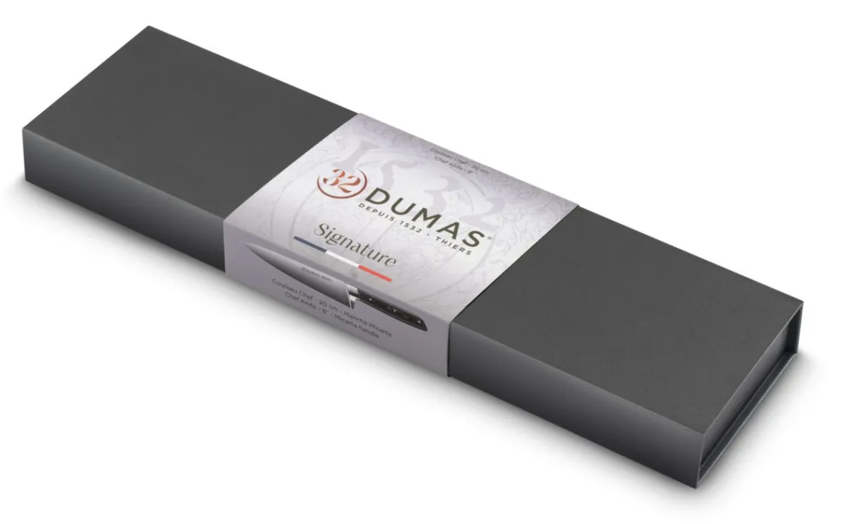 Couteau chef 15 cm inox plastique unie Signature Micarta - 32 DUMAS Hot