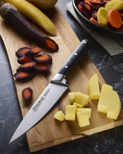 32 DUMAS Couteau chef 20 cm inox plastique unie Signature Micarta