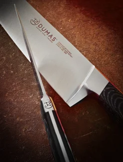 32 DUMAS Couteau chef 20 cm inox plastique unie Signature Micarta