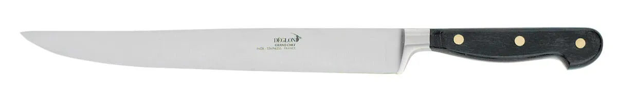 Couteau à découper 22 cm inox bois compressé unie Grand Chef - DEGLON Best