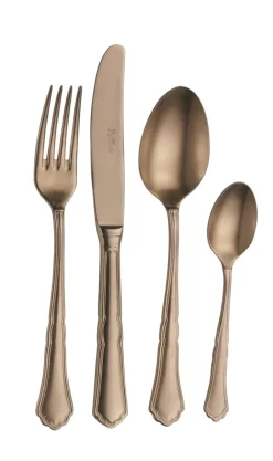 Couteau à dessert monobloc bronze 20,2 cm Settecento - PINTINOX Discount