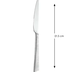 PRO.MUNDI Couteau à dessert monobloc 21,5 cm Wave Cisele New