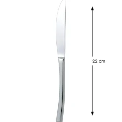Couteau à dessert monobloc cranté 22 cm Style 180 - PRO.MUNDI Outlet