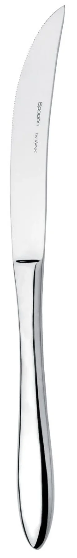 Couteau à dessert monobloc cranté 21 cm Spooon - WNK Clearance