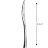 Couteau de table monobloc cranté 22,5 cm Adagio - PRO.MUNDI Discount