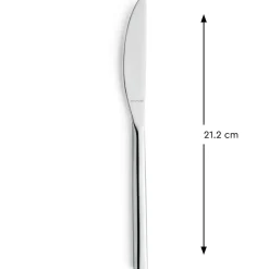 Couteau de table monobloc cranté 21,2 cm Riviera - PRO.MUNDI Clearance