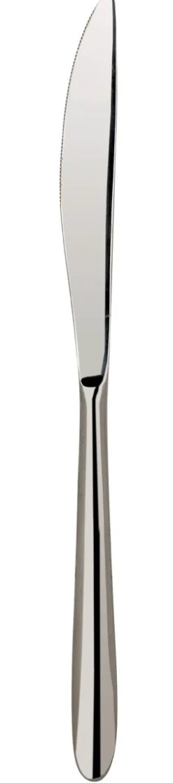 Couteau de table monobloc cranté 20,5 cm Arobase - PRO.MUNDI