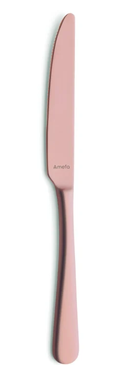 AMEFA Couteau de table monobloc cranté cuivre 23,5 cm Austin Pvd Cuivre Hot