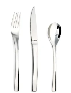 AMEFA Couteau de table monobloc cranté 23,4 cm Trilogy