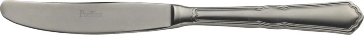PINTINOX Couteau de table monobloc noir 22,7 cm Settecento Sale