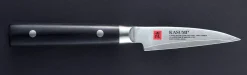 Couteau d'office 8 cm acier bois compressé unie Damas - KASUMI New