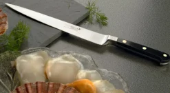 Couteau à jambon 30 cm inox bois compressé unie Grand Chef - DEGLON