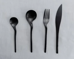 Couteau noir inox 23,5 cm x 7 mm Rama - COOKPLAY Hot