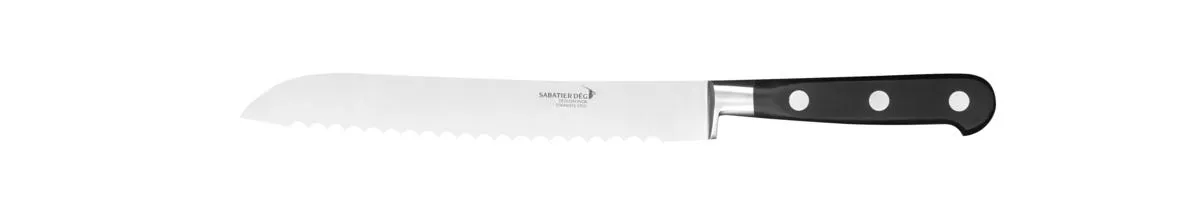 Couteau à pain 20 cm inox ABS crantée Ideal Sabatier - DEGLON New