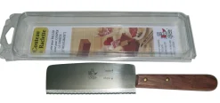 Couteau à raclette 24 cm inox traité crantée - L.TELLIER
