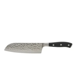 Couteau santoku 18 cm inox POM unie Okito - PRO.COOKER