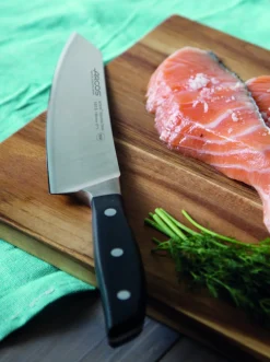 ARCOS Couteau santoku 19 cm inox POM unie Manhattan Best