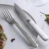 Couteau à steak blanc 22 cm Fusion - AMEFA Best