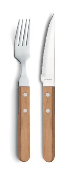 PRO.MUNDI Couteau à steak brun 21 cm Elite Clearance