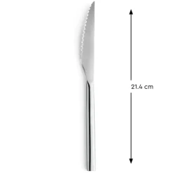 Couteau à steak monobloc cranté 21,4 cm Riviera - PRO.MUNDI