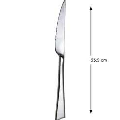 PRO.MUNDI Couteau à steak monobloc cranté 23,5 cm Wave