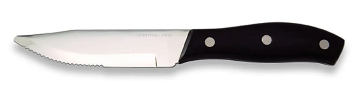 Couteau à steak noir 25 cm (3 pièces) - TARRERIAS BONJEAN Hot