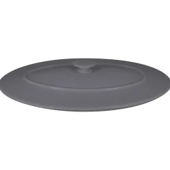 Couvercle avec poignée ovale gris porcelaine vitrifiée 31x21 cm Chefs Fusion - RAK Sale