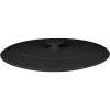 Couvercle avec poignée ovale noir porcelaine vitrifiée 26x18 cm Chefs Fusion - RAK Clearance