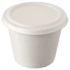 Couvercle bagasse blanc Ø 10,5 cm Oxstal (600 pièces) - PRO.MUNDI Online