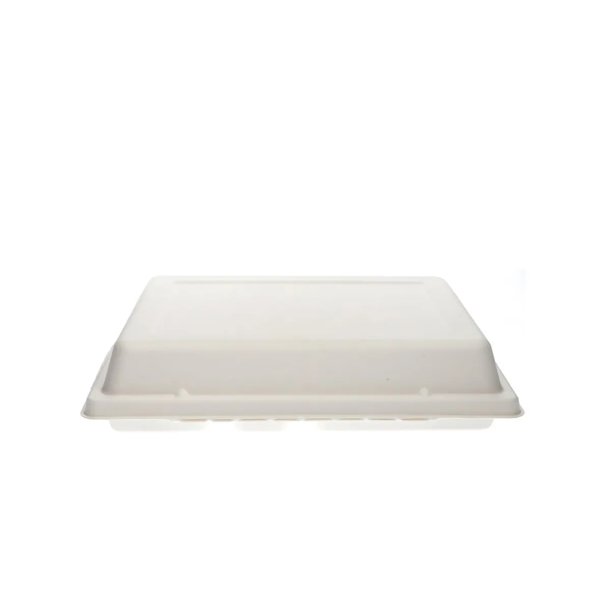 PRO.MUNDI Couvercle bagasse 37,5x27,5 cm Oxstal (100 pièces) Hot