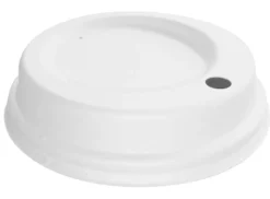 HUHTAMAKI Couvercle blanc bagasse Ø 7 cm (60 pièces) New