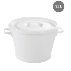 GILAC Couvercle blanc plastique Ø 45,5 cm 4 cm Online