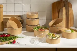 Couvercle boîte transparent Ø 16,6 cm (50 pièces) - EARTH ESSENTIALS