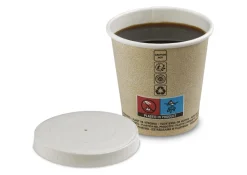 ALPHAFORM Couvercle carton pour gobelet blanc papier Ø 6 cm (50 pièces) Best