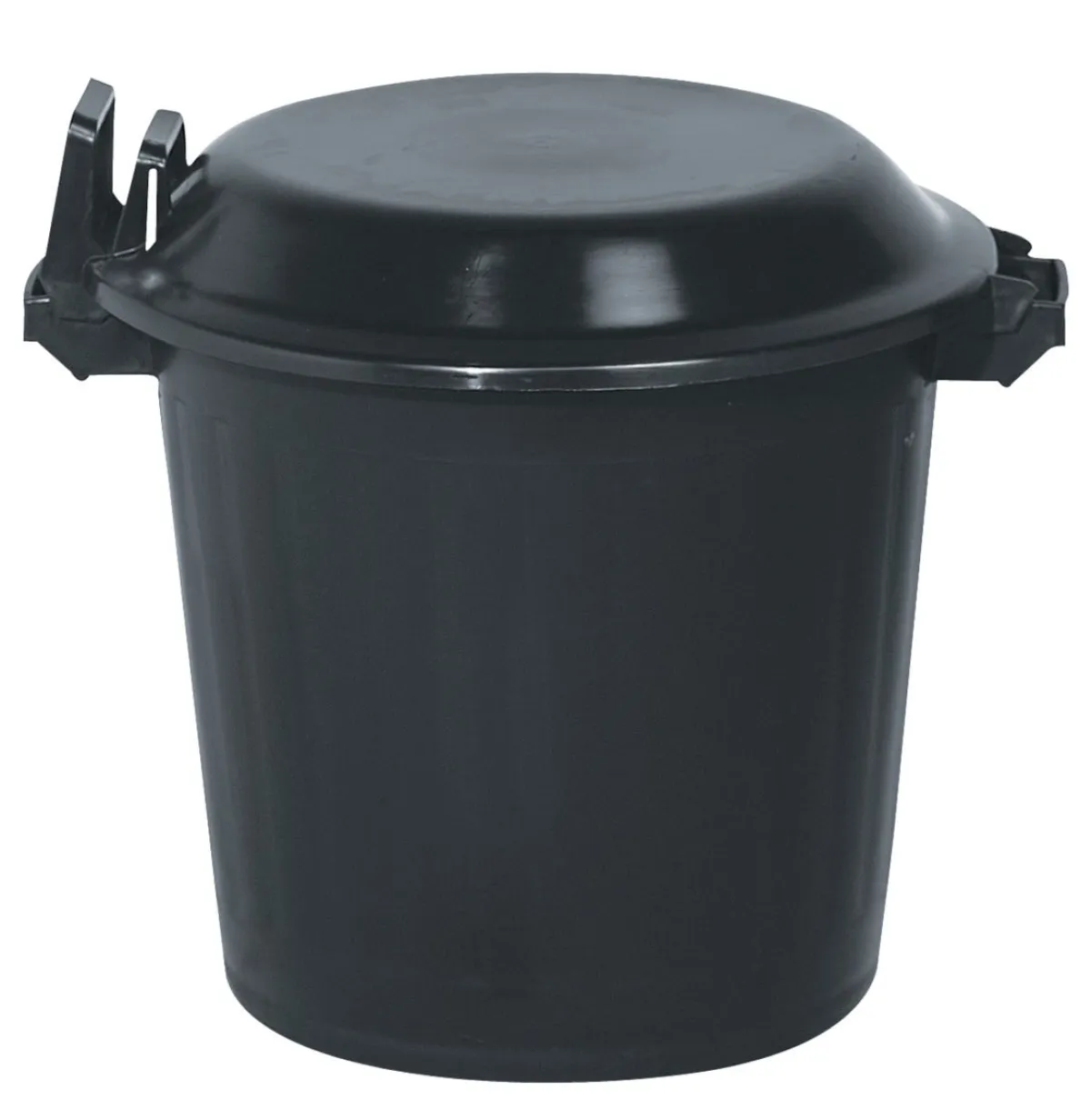 Aucune Couvercle de poubelle plastique noir Best
