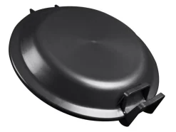 Aucune Couvercle de poubelle plastique noir Best