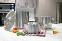 Couvercle inox 18/10 Ø 36 cm Qualiplus - PRO.COOKER New