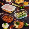 ARCOROC Couvercle p/boite 38cl rectangulaire transparent polypropylène (pp) 14,6 cm Food Box Hot