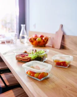 Couvercle p/boite 38cl rectangulaire transparent polypropylène (pp) 14,6 cm Food Box - ARCOROC Clearance