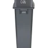 PROBBAX Couvercle plastique gris Tri Selectif Discount