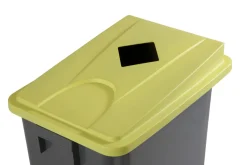 Couvercle plastique jaune Tri Selectif - PROBBAX Outlet