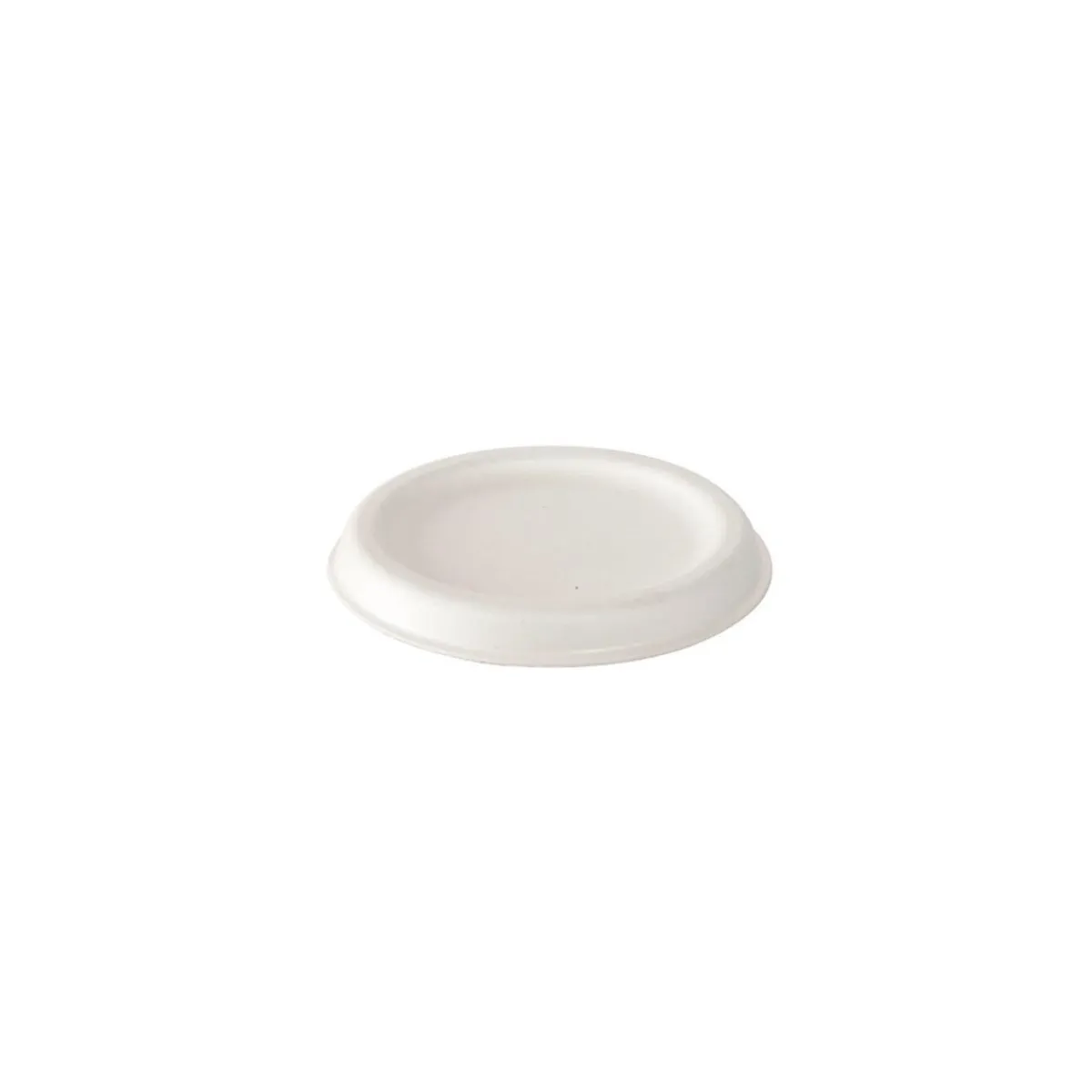 Couvercle pot à sauce rond blanc Ø 70 mm 8 mm Bagasse (150 pièces) - DUNI Best