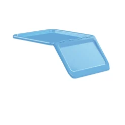GILAC Couvercle pour bac à ingrédients 40/80 L plastique bleu 45x40,8x4,2 cm Sans couvercle