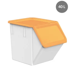 GILAC Couvercle pour bac à ingrédients 40/80 L plastique beige 45x40,8x4,2 cm Sans couvercle Discount