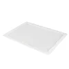 Couvercle pour bac à pâtons blanc plastique 40x30x2 cm - GILAC Discount