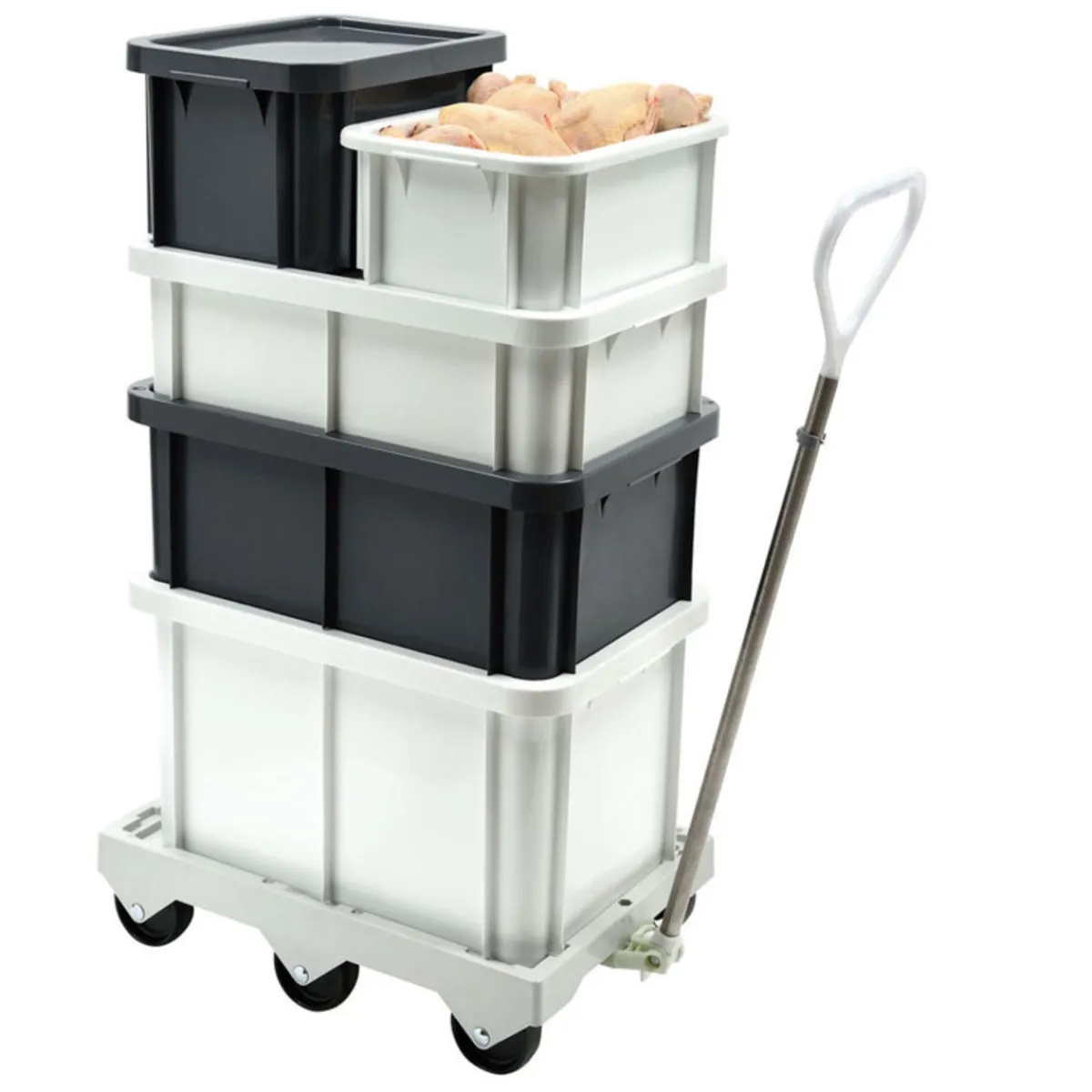 GILAC Couvercle pour bacs Sans couvercle gris plastique 60x40x3,5 cm Sale