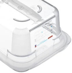 ARAVEN Couvercle pour bac transparent GN 1/2 silicone New