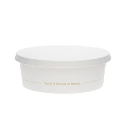 Couvercle pour bol papier rond Ø 18 cm Oxstal (300 pièces) - EARTH ESSENTIALS Best